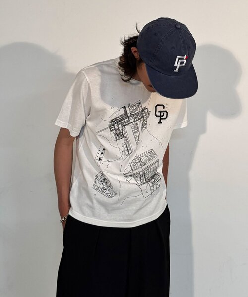 CIAOPANIC（チャオパニック）の「Geo Code graphic T-shirt（Tシャツ/カットソー・レディース・ブルー系その他/ホワイト・FREE）」の6枚目の写真