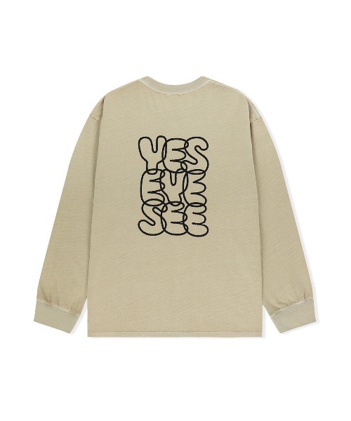 Tシャツ・カットソー YESEYESEE C-Logo Pigment L/S 5FT1045 セール】C-Logo Pigment L/S（Tシャツ/カットソー）｜YESEYESEE