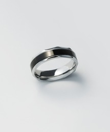 WYZ surgical stainless（ダブリューワイゼットサージカルステンレス）の「【 金属アレルギー対応 】サージカルステンレス バイカラーリング（リング・メンズ）」