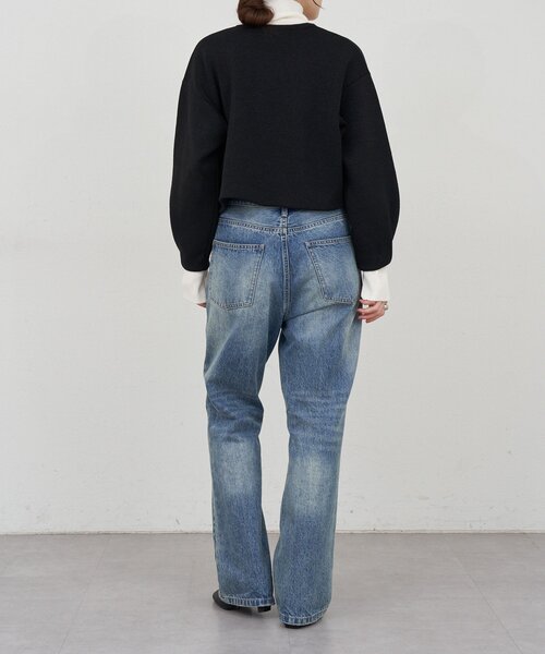 SHENERY(シーナリー)の「ストレートデニム(デニムパンツ・レディース・ブルー・34/36/38)」の7枚目の写真