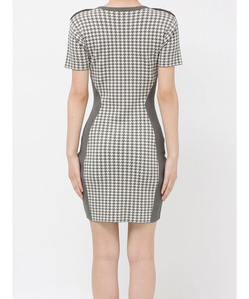 RESEXXY（リゼクシー）の「ハウンドトゥースミニニットワンピース（ワンピース・レディース・チャコールグレー/ブラック/ピンク・FREE）」の14枚目の写真