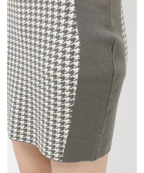 RESEXXY（リゼクシー）の「ハウンドトゥースミニニットワンピース（ワンピース・レディース・チャコールグレー/ブラック/ピンク・FREE）」の17枚目の写真