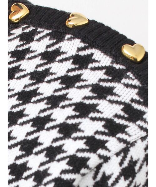 RESEXXY（リゼクシー）の「ハウンドトゥースミニニットワンピース（ワンピース・レディース・チャコールグレー/ブラック/ピンク・FREE）」の20枚目の写真