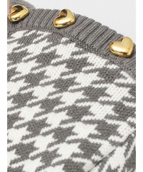 RESEXXY（リゼクシー）の「ハウンドトゥースミニニットワンピース（ワンピース・レディース・チャコールグレー/ブラック/ピンク・FREE）」の22枚目の写真