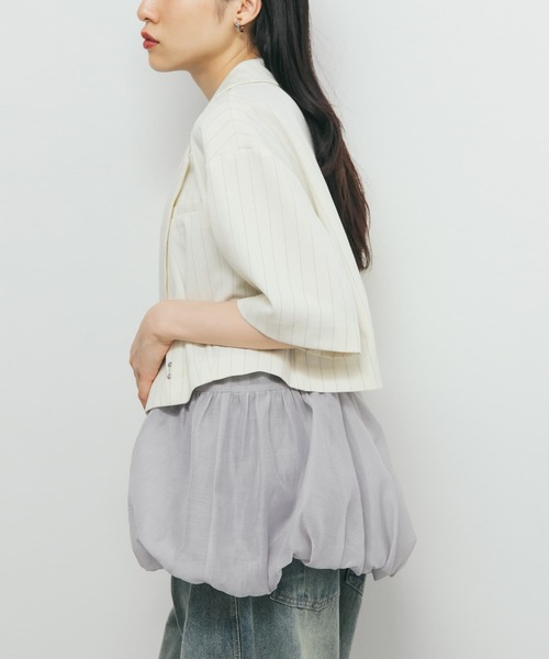 セール】ストライプショートジャケット（その他アウター）｜KBF