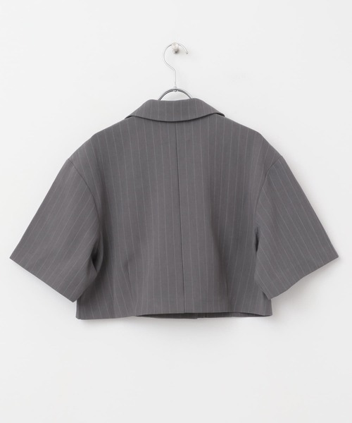 セール】ストライプショートジャケット（その他アウター）｜KBF