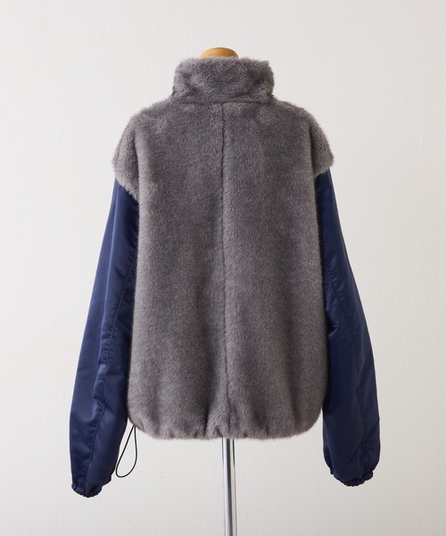 CEPIE.（セピエ）の「CEPIE./リバーシブルジップブルゾン（ブルゾン・レディース・ネイビー/カーキ・FREE）」の9枚目の写真