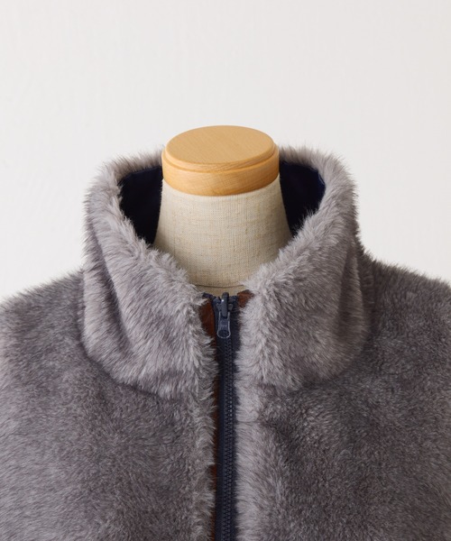 CEPIE.（セピエ）の「CEPIE./リバーシブルジップブルゾン（ブルゾン・レディース・ネイビー/カーキ・FREE）」の10枚目の写真