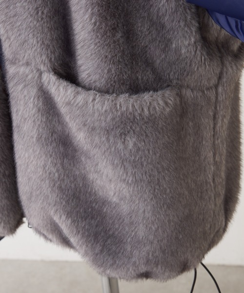 CEPIE.（セピエ）の「CEPIE./リバーシブルジップブルゾン（ブルゾン・レディース・ネイビー/カーキ・FREE）」の11枚目の写真