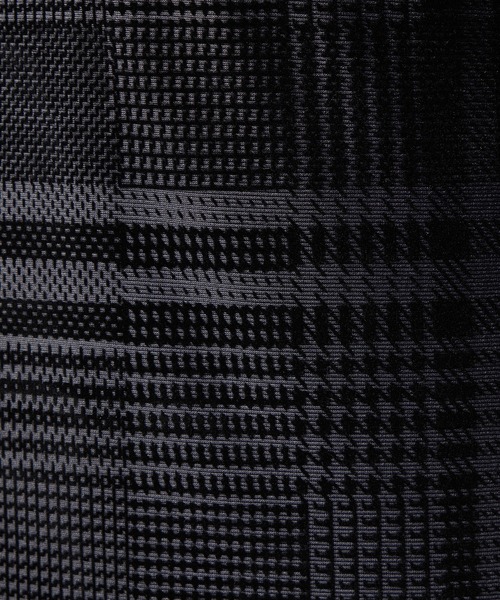 HIDEAWAYS NICOLE（ハイダウェイニコル）の「フロッキープリントスタンドカラーシャツ（シャツ/ブラウス・メンズ・ネイビー/チャコールグレー×ブラック/ホワイト×ブラック/ボルドー・X-LARGE/LARGE/MEDIUM）」の11枚目の写真