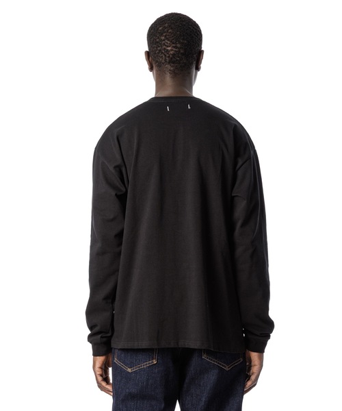 Sandinista（サンディニスタ）の「BGT L-S Tee / 刺繍入り長袖Tシャツ（Tシャツ/カットソー・メンズ・ブラック/ホワイト/ネイビー・X-LARGE/LARGE/MEDIUM）」の11枚目の写真