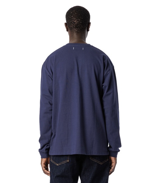 Sandinista（サンディニスタ）の「BGT L-S Tee / 刺繍入り長袖Tシャツ（Tシャツ/カットソー・メンズ・ブラック/ホワイト/ネイビー・X-LARGE/LARGE/MEDIUM）」の14枚目の写真