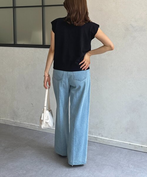 Thevon(ゼボン)の「ニュアンスボタンフレンチカーディガン(ニット/セーター・レディース・アイボリー/ブラック/ブラウン・FREE)」の20枚目の写真