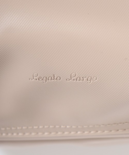 Legato Largo(レガートラルゴ)の「Legato Largo ツイル2WAYショルダーバッグ(ショルダーバッグ・レディース・ブラック/グレイッシュベージュ・FREE)」の3枚目の写真
