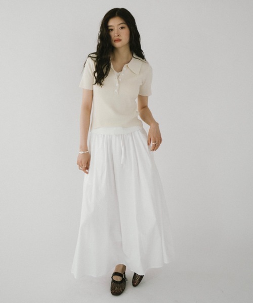 DRWCYS(ドロシーズ)の「ギャザーボリュームセットアップ(ワンピース・レディース・ホワイト/ブラック・FREE)」の21枚目の写真