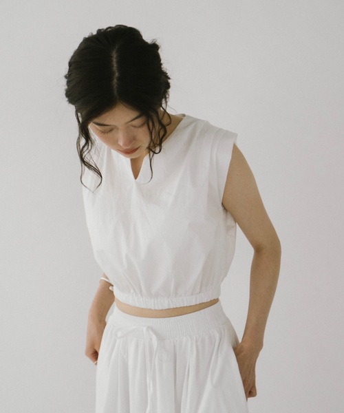 DRWCYS(ドロシーズ)の「ギャザーボリュームセットアップ(ワンピース・レディース・ホワイト/ブラック・FREE)」の14枚目の写真