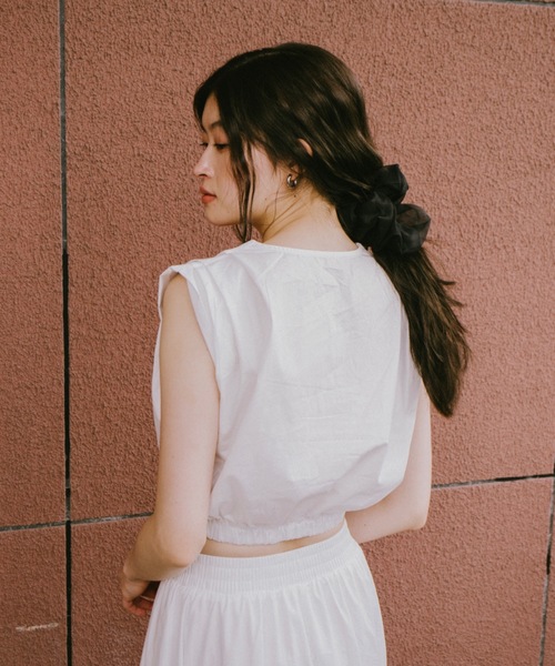 DRWCYS(ドロシーズ)の「ギャザーボリュームセットアップ(ワンピース・レディース・ホワイト/ブラック・FREE)」の7枚目の写真