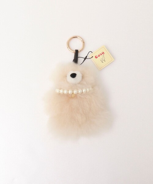 COSY(コージー)の「【COSY×NOLLEYS】パールベアーチャーム(チャーム・レディース・ベージュ/ネイビー/ブラウン・FREE)」の4枚目の写真