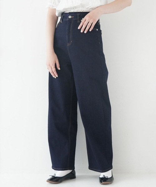 ハイウエストワイドカーブデニム-ZOZOMARKET by ハヤシアンナ