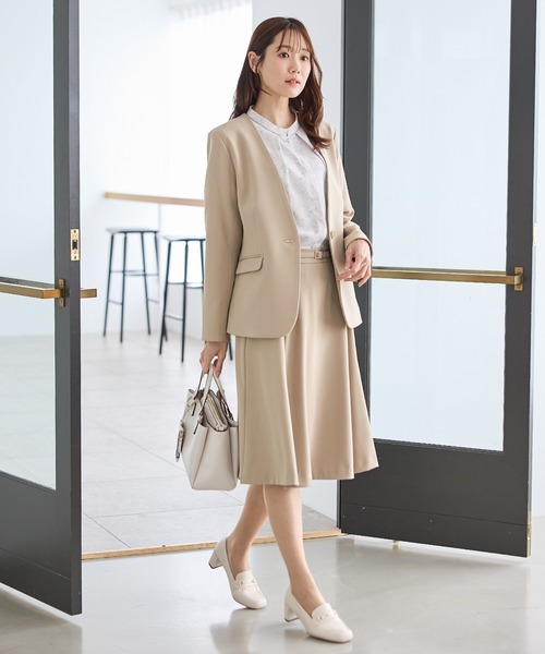 ストレッチ・マシンウォッシャブル・イージーケア】ベルト付