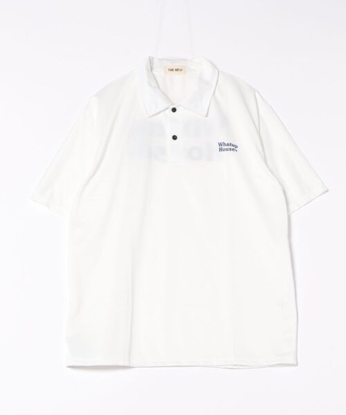 THE HITSS(ヒッツ)の「ワンポイント ロゴ バックプリント オーバーサイズ ポロシャツ(ポロシャツ・メンズ・ブラック/アイボリー/ホワイト・FREE)」の19枚目の写真