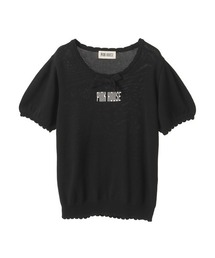 PINK HOUSE ピンクハウス 半袖 ニットソー　日本製 X3775 PINK HOUSE｜ピンクハウスの通販 - ZOZOTOWN