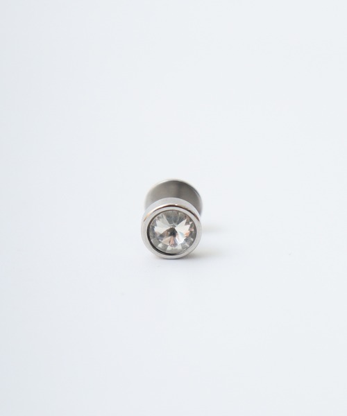 EVER METAL（エバーメタル ever metal EVER METAL）の「EVERMETAL 日本製 サージカルステンレス 316L アレルギー対応 片耳用ピアス（ピアス（片耳用）・メンズ・ブラック/シルバー/その他3/その他4/ブラック系1/ゴールド/その他1/その他2/シルバー系1/シルバー系その他/シルバー系3/ブラック系2/シルバー系2・FREE）」の17枚目の写真