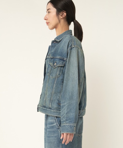 RNA-N(アールエヌエーエヌ)の「J2147 DENIM TRUCKER JACKET(デニムジャケット・レディース・ブルー系その他/ブルー系その他2・FREE)」の5枚目の写真