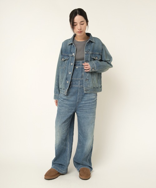 RNA-N(アールエヌエーエヌ)の「J2147 DENIM TRUCKER JACKET(デニムジャケット・レディース・ブルー系その他/ブルー系その他2・FREE)」の11枚目の写真