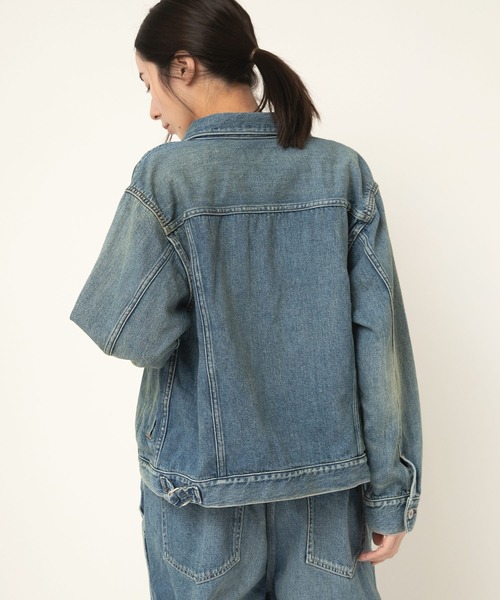 RNA-N(アールエヌエーエヌ)の「J2147 DENIM TRUCKER JACKET(デニムジャケット・レディース・ブルー系その他/ブルー系その他2・FREE)」の6枚目の写真