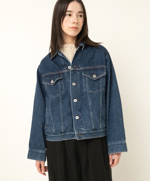 RNA-N(アールエヌエーエヌ)の「J2147 DENIM TRUCKER JACKET(デニムジャケット・レディース・ブルー系その他/ブルー系その他2・FREE)」の20枚目の写真