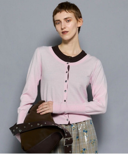 MAISON SPECIAL（メゾンスペシャル）｜カーディガン/ボレロ（ピンク系