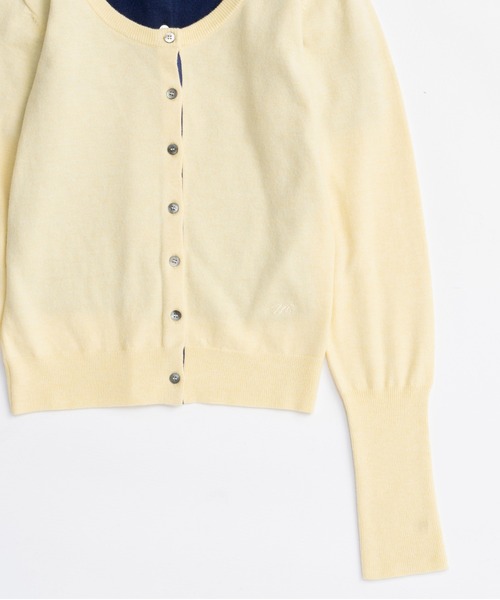 MAISON SPECIAL(メゾンスペシャル)の「Multiway Cardigan Set Knit Tops/マルチウェイカーディガンセットニットトップス(カーディガン/ボレロ・レディース・イエロー/ピンク/レッド/グレー・FREE)」の9枚目の写真