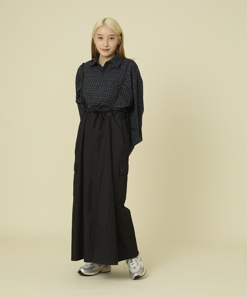FREAK'S STORE（フリークスストア）の「チェック ショートシャツ（シャツ/ブラウス・レディース・ブラック/グリーン/ブラウン・ﾌﾘ-）」の16枚目の写真