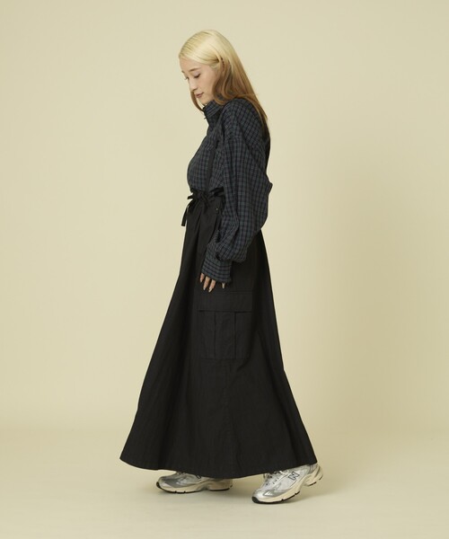 FREAK'S STORE（フリークスストア）の「チェック ショートシャツ（シャツ/ブラウス・レディース・ブラック/グリーン/ブラウン・ﾌﾘ-）」の18枚目の写真
