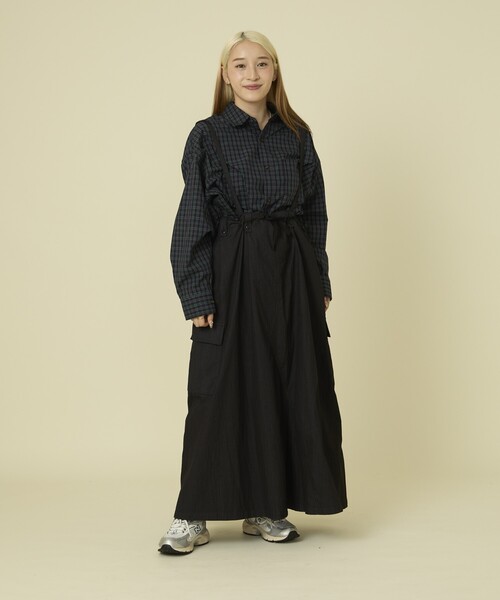 FREAK'S STORE（フリークスストア）の「チェック ショートシャツ（シャツ/ブラウス・レディース・ブラック/グリーン/ブラウン・ﾌﾘ-）」の20枚目の写真