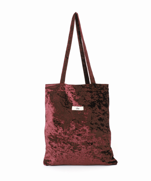 Spick & Span(スピックアンドスパン)の「《一部店舗+WEB限定》Uhr/ウーア 別注Velour Tote(トートバッグ・レディース・ブラウン/バイオレット・FREE)」の6枚目の写真
