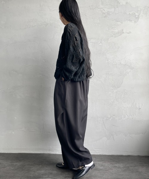mizuiro ind/ミズイロインド] ワイドカーゴパンツ（カーゴパンツ