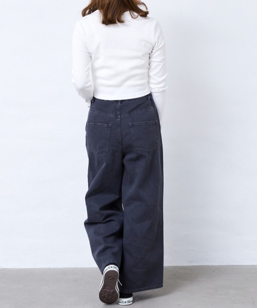 Fluffy BROTHERS(フラッフィーブラザーズ)の「製品染めワイドパンツ(その他パンツ・レディース・チャコール/ブラウン・S/M/L/XL)」の21枚目の写真