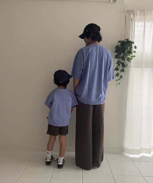 Fluffy BROTHERS(フラッフィーブラザーズ)の「製品染めワイドパンツ(その他パンツ・レディース・チャコール/ブラウン・S/M/L/XL)」の14枚目の写真