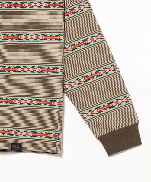 PENDLETON（ペンドルトン）の「PENDLETON / ジャカード ロングスリーブ Tシャツ（Tシャツ/カットソー・メンズ・チャコールグレー/ブラウン系その他2・L/XL/M/S）」の6枚目の写真