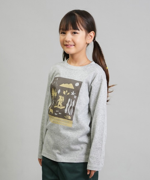 THE NORTH FACE/ザ・ノース・フェイス L/S SHIRETOKO T キッズ ロンT