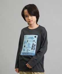 THE NORTH FACE（ザノースフェイス）の「THE NORTH FACE/ザ・ノース・フェイス L/S SHIRETOKO T キッズ ロンT NTJ82530ST（Tシャツ/カットソー・キッズ）」