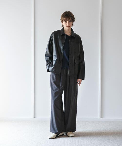 セール】『別注』TICCA×URBAN RESEARCH レザーカバーオール（その他