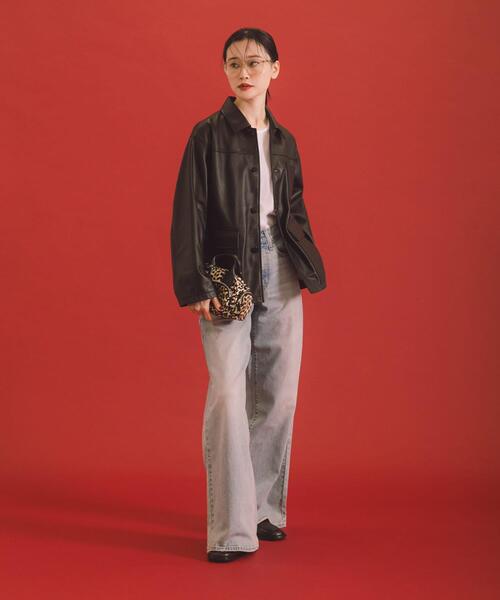 TICCA（ティッカ）の「『別注』TICCA×URBAN RESEARCH　レザーカバーオール（その他アウター・レディース・ブラック/ダークブラウン・FREE）」の18枚目の写真