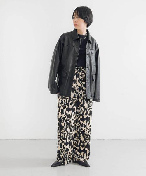 TICCA（ティッカ）の「『別注』TICCA×URBAN RESEARCH　レザーカバーオール（その他アウター・レディース・ブラック/ダークブラウン・FREE）」の16枚目の写真