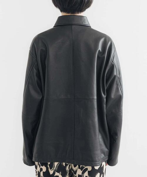 TICCA（ティッカ）の「『別注』TICCA×URBAN RESEARCH　レザーカバーオール（その他アウター・レディース・ブラック/ダークブラウン・FREE）」の13枚目の写真