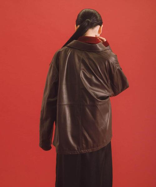 美品URBAN RESEARCH ブラックレザー Mサイズ セール】『別注』TICCA