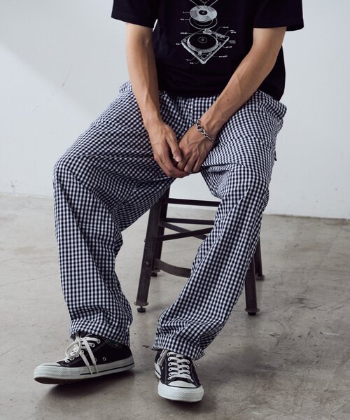 CIAOPANIC TYPY（チャオパニックティピー）の「【PATTIPATTI】タックワイドワークパンツ（その他パンツ・メンズ・ネイビー/ダークブルー・MEDIUM/LARGE）」の8枚目の写真