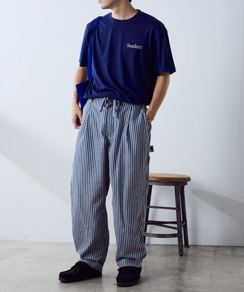 CIAOPANIC TYPY（チャオパニックティピー）の「【PATTIPATTI】タックワイドワークパンツ（その他パンツ・メンズ・ネイビー/ダークブルー・MEDIUM/LARGE）」の10枚目の写真